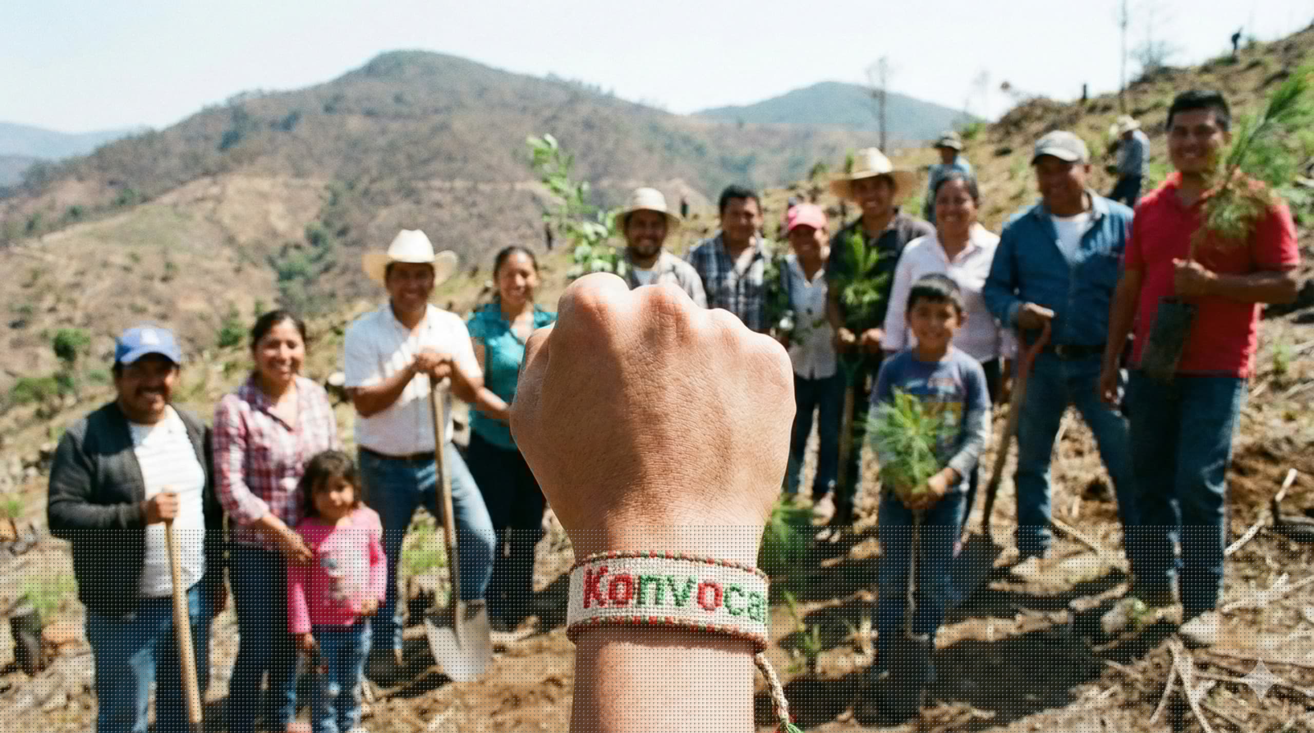 Personas organizando acciones en la comunidad